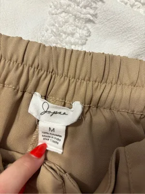 Japna Relaxed Waist Trousers in Camel thumbnail 2