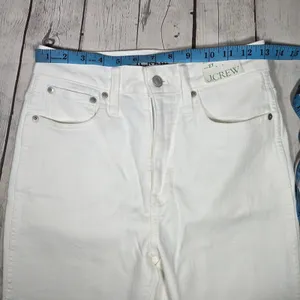 J. Crew Curvy Vintage Slim Straight Jeans White Size 27‎ Style BP494 thumbnail 14