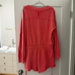 FREE PEOPLE MOVEMENT INTERCEPT ROMPER in Hibiscus NWOT thumbnail 10