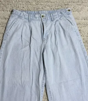 Women’s American Eagle high-rise Strigid wide leg trouser jeans size 12 regular thumbnail 3