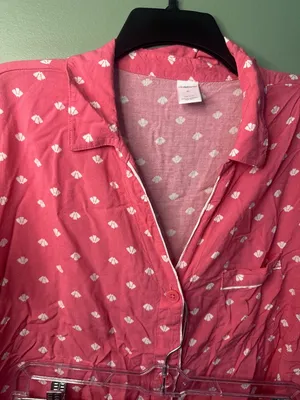 Liz Claiborne Women’s XL Pajama Set Pink Coquette Fairycore Lounge Shorts Set thumbnail 2