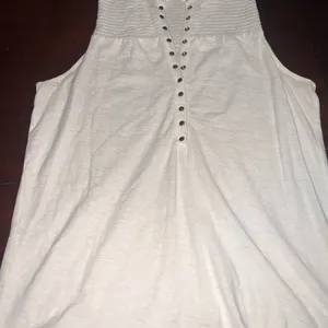 Nation LTD - Posey High Neck Snap Tank in White thumbnail 3
