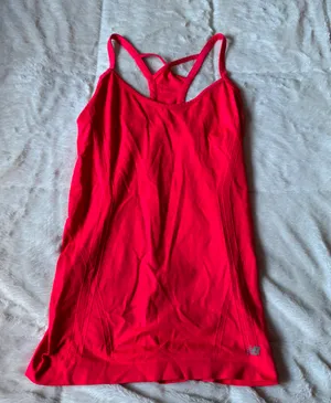 Hot Pink Athletic Tank Top thumbnail 3