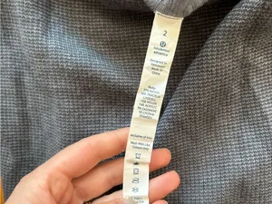 ☀️3/$25 Lululemon Chai Time Pullover 2 gray cashmere blend sweater thumbnail 6