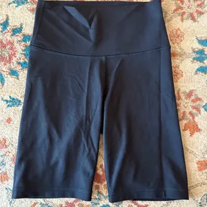 Aritzia TNA Black Bike Shorts with High-Rise Waistband thumbnail 1