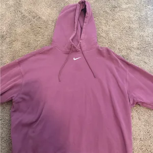 Nike Mauve/Pink Pullover Hoodie with White Swoosh thumbnail 1