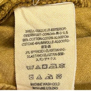 Free People Corduroy Overalls‎ Womens 29 Straight Leg Distressed Mustard Yellow thumbnail 7