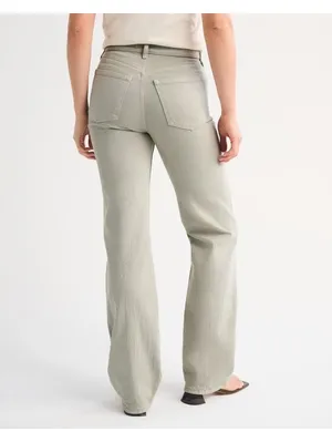 Abercrombie & Fitch 90s Relaxed NWTJeans High Rise Gray Size 34 18R Straight Leg thumbnail 3