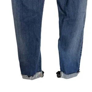 Judy Blue Distressed Skinny Jeans Blue Mid Rise Raw Hem Cuffed‎ Denim 30x28 thumbnail 7