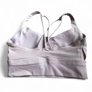 Lululemon Womens Free To Be Longline Sports Bra Flush Light Pink FUSP Sz 6 thumbnail 8