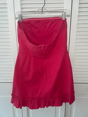 superdown Brenda Strapless Dress In Pink thumbnail 4