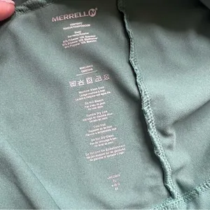 Merrell SelectWick 1/4 Zip Pullover Running Jacket Long Sleeve Shirt Sage Green thumbnail 14