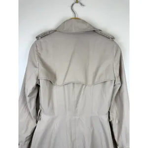 Lauren Ralph Lauren Trench Coat Women’s Size XXS Tan Double Breasted minimalist thumbnail 9