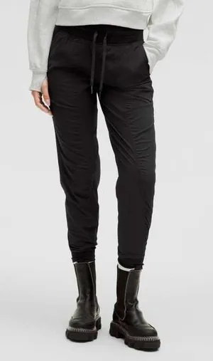 Lululemon Dance Jogger Black High Rise Pants LW5ENMS Size 4 thumbnail 1