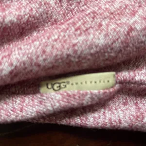 UGG Women's fall Pink slug knit open front Cardigan comfy cabin relax fit S thumbnail 5