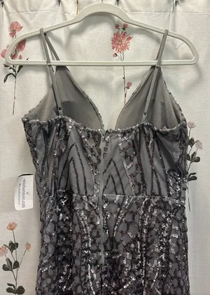 NWT  Floor Length Sequin Gown thumbnail 6