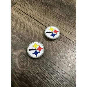 Pittsburg Steelers Football Team Charm For Crocs - 2 Pieces thumbnail 1