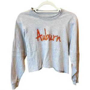 Boxercraft Auburn Tigers Cropped Boxy Tee – Women’s Small Heather Gray 🐯🧡 thumbnail 4