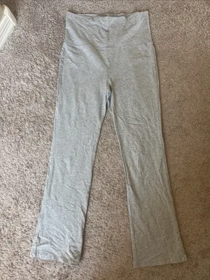 Active USA Light Heather Gray Flare Leggings / B31 thumbnail 1