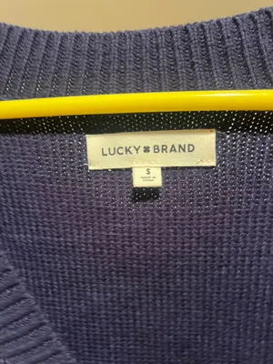 Lucky Brand Navy Sweater Vest thumbnail 2