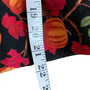 Vintage Talbot's Fall Pumpkins Print Vest Women's Size Medium thumbnail 6