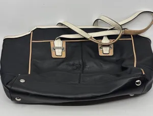 Coach Black and Tan Tote Bag thumbnail 1