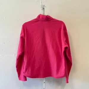 Marker Polartec Fleece Pullover Womens XL Pink 1/4 Zip Mock Neck Made in USA thumbnail 2