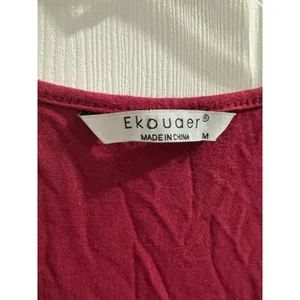 Ekouaer Maternity Nightgown Nursing Breastfeeding Sleep Dress Jersey Knit Sz M. thumbnail 5