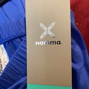 NWT Homma Seamless Leggings Sz XL High Waist Compression Slimming Blue thumbnail 8