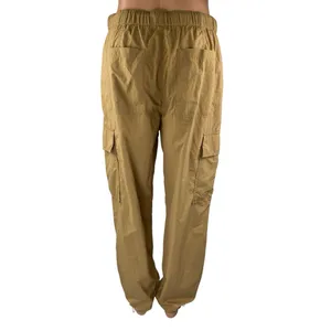 Pistola Women's Brown Elastic High Waist Drawstring Trousers Cargo Pants Size S thumbnail 3
