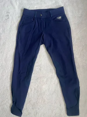 Piper by Smartpak Blue Knee Patch Breeches size 24R thumbnail 1