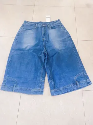 Women’s Wide Leg Baggy Denim Shorts Y2K Streetwear Vintage Washed Jean Bermuda thumbnail 3