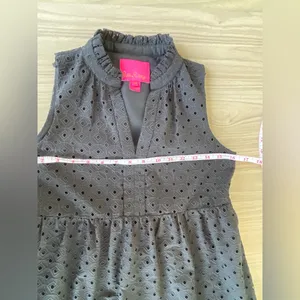 Lilly Pulitzer Black Eyelet Mini Dress thumbnail 6