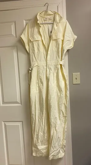 Levi's Pastel Yellow Jumpsuit thumbnail 4