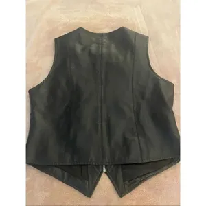 Wilsons The Leather Experts Sleeveless Vest Full Zip L Black Moto thumbnail 10