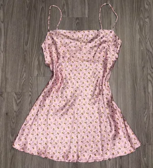 Princess Polly Light Pink Floral Patterned Mini Dress thumbnail 1