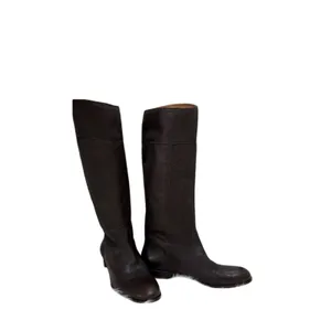 Vero Cuoio Riding Leather Dark Brown Boots Womens |US 8.5 thumbnail 4