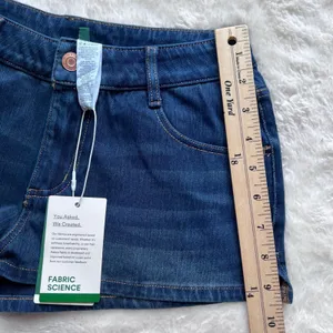 Halara Denim Shorts Dark Wash Blue High Rise Stretch XS Regular 02841421 NWT‎ thumbnail 7