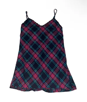 Victoria's Secret plaid slip dress thumbnail 1