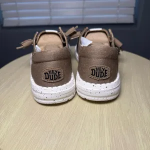 Hey Dude Wendy Stretch Canvas, Taupe, US W6 thumbnail 4