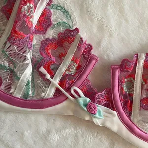 Festival Floral Underwire‎ Bra For Love & Lemons Women's Pink Bra thumbnail 2