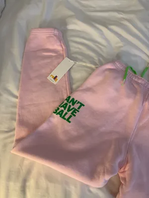 NWT The Rally Club Unisex Royal Pickleball Pink Sweatpants thumbnail 5