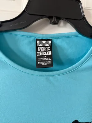 PINK Victoria's Secret Turquoise Blue Ultimate T‑Shirt Size Small thumbnail 3