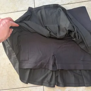 Attarco Black Pleated Tennis‎ Skort High Waisted Athletic Mini Skirt Size M thumbnail 3