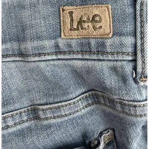 LEE Women Medium Relaxed Fit‎ Straight Leg Mid Rise Denim Blue Jeans Western thumbnail 5