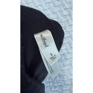 Wilfred Free Black Triangle Bralette Small Adjustable Straps Wireless Jersey thumbnail 4