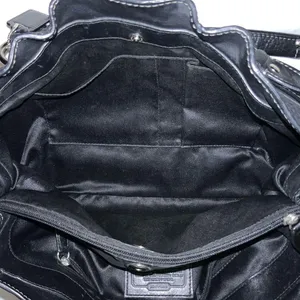 Coach Penelope M0949 F14686 Black Pebble Leather Vintage Satchel Purse thumbnail 7