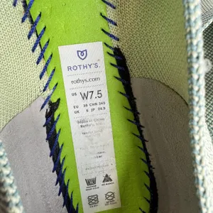 Rothy's The Point Shoes Womens Size 7.5 Green Knit Flats‎ Washable Eco Friendly thumbnail 9