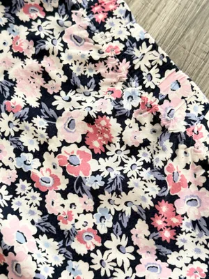 Floral Ruffled Lounge Shorts  thumbnail 2