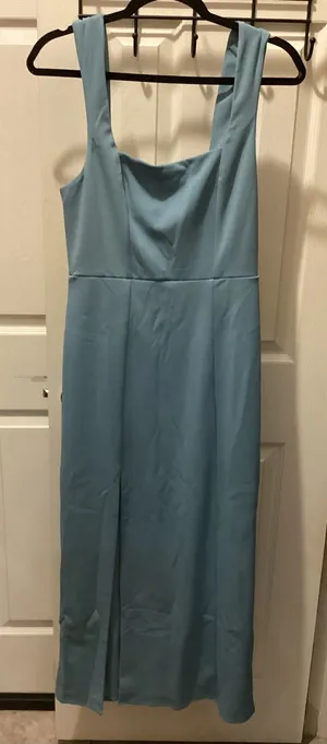 Show Me Your MuMu Powder Blue Sleeveless Maxi Dress thumbnail 1